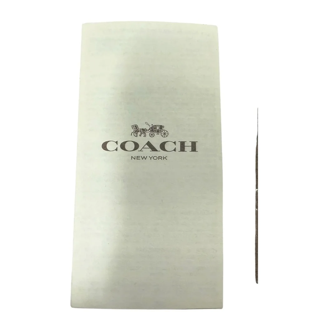 Coach Black Hard Clamshell Sunglasses Eyeglasses Case with Cleaning Cloth